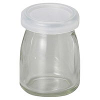 陶雅 瓶 蓋付デザート瓶ヨーグルト(ガラス) [16個入] tga-2718-122（直送品）