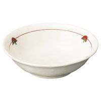 陶雅 小鉢 赤絵ラインクラフト4.0浅鉢 [5個入] tga-2918-009（直送品）