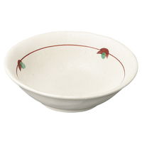 陶雅 小鉢 赤絵ラインクラフト3.3浅鉢 [5個入] tga-2918-012（直送品）