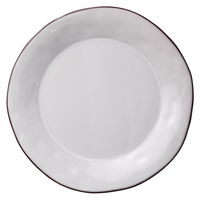 陶雅 中皿 ラフェルムスモークＷ19cmプレート [4個入] tga-3118-097（直送品）