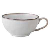 陶雅 スープカップ ラフェルムスモークＷ片手スープカップ [3個入] tga-3118-168（直送品）