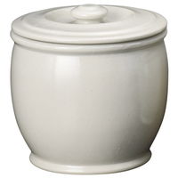 陶雅 美濃焼かめ オーガニックホワイト5升カメ [1個入] tga-4618-086（直送品）