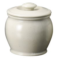 陶雅 美濃焼かめ オーガニックホワイト1升カメ [2個入] tga-4618-182（直送品）