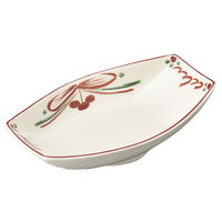 陶雅 小鉢 赤絵長角丸小鉢 [2個入] tga-4718-004（直送品）