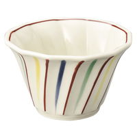 陶雅 小鉢 色縦筋捻り小鉢 [2個入] tga-4718-008（直送品）