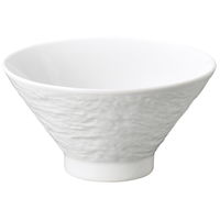 陶雅 丼 ペトラ ホワイト（石目レリーフ）