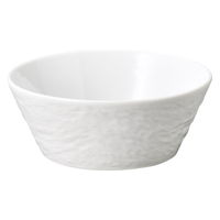 陶雅 ボウル ペトラ ホワイト（石目レリーフ）