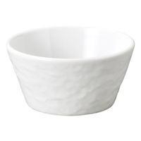陶雅 ボウル ペトラ ホワイト(石目レリーフ) 10cmボール [9個入] tga-4718-144（直送品）