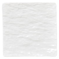 陶雅 正角皿 ペトラ ホワイト(石目レリーフ) 14cmYK正角皿 [5個入] tga-4718-174（直送品）