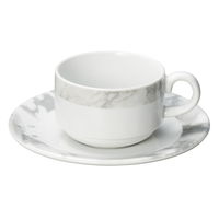 陶雅 カップ＆ソーサー アラベスカート スタック兼用碗皿 [3個入] tga-4718-331（直送品）
