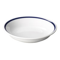 陶雅 小皿 インディゴブルー (ダイアセラム) 12.5cmフルーツ [6個入] tga-4718-333（直送品）