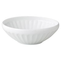 陶雅 中鉢 シノギ白磁大 [2個入] tga-4818-081（直送品）