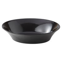 陶雅 楕円皿 黒マット反型楕円鉢