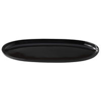 陶雅 楕円皿 ブラックオーバルスリム皿 [2個入] tga-4818-397（直送品）