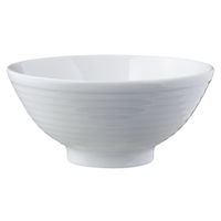 陶雅 飯碗 ポエム(白磁) Ａ50417ポエムライスボールＬ [6個入] tga-4818-412（直送品）