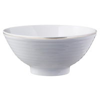 陶雅 飯碗 プラチナポエム(白磁) A50417プラチナポエムライスボールＬ [5個入] tga-4818-429（直送品）