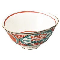 陶雅 小鉢 赤彩丸紋たわみ小鉢 [1個入] tga-5118-014（直送品）