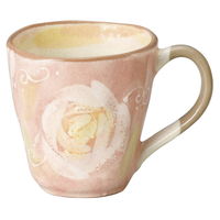 陶雅 マグカップ ホワイトローズマグ ピンク [3個入] tga-5118-144（直送品）