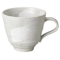 陶雅 マグカップ グレー白刷毛マグカップ [6個入] tga-5118-150（直送品）