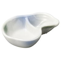 陶雅 薬味皿 二彩吹仕切付ナス型小鉢 [5個入] tga-5518-115（直送品）