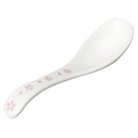 陶雅 レンゲ 小町ピンク手長反レンゲ(小) [5個入] tga-5518-174（直送品）