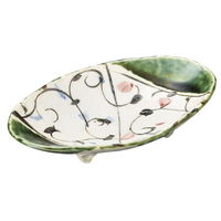 陶雅 小鉢 織部唐草16.5足付鉢 [3個入] tga-5718-163（直送品）