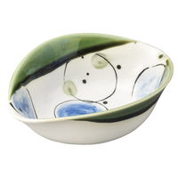 陶雅 小鉢 織部水玉しずく型小鉢 [2個入] tga-5718-164（直送品）