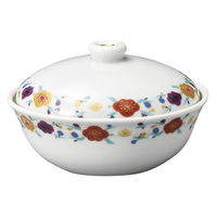 陶雅 蓋物 四色梅蓋物(有田焼) [1個入] tga-7118-003（直送品）