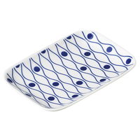 陶雅 串皿 タテワク長角皿(有田焼) [3個入] tga-7318-043（直送品）