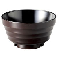 陶雅 汁椀 (TA)重ね椀(大) 新溜内黒 [7個入] tga-8018-048（直送品）