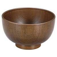 陶雅 汁椀 (TA)3.5寸木目汁椀 内外ケヤキ [4個入] tga-8018-094（直送品）