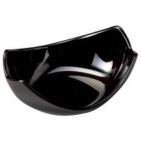 陶雅 小鉢 (A)3寸笹舟小鉢 新溜 [9個入] tga-8018-156（直送品）