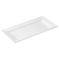 陶雅 長角皿 (Ｍ)長角鉢 白 小 45cm(洗) [1個入] tga-8018-241（直送品）