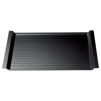 陶雅 お盆 (A)白山盆 ブラックパールＮＳ(艶消ノンスリップ加工)尺2寸 [2個入] tga-8018-312（直送品）