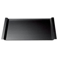 陶雅 お盆 (A)白山盆 ブラックパールＮＳ(艶消ノンスリップ加工)尺5寸 [1個入] tga-8018-319（直送品）