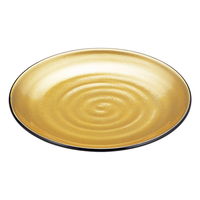 陶雅 鍋用盛皿 7寸神龍鉢 金粉蒔き(全面塗) [2個入] tga-8117-083（直送品）