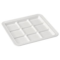 陶雅 ランチプレート （ABS）耐熱28cmバイキングプレート 九ツ切