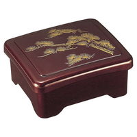 陶雅 丼重 (A)光月丼重 溜パール松内朱 [3個入] tga-8118-022（直送品）