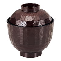 陶雅 汁椀 (A)木彫小吸椀 ウルミ [6個入] tga-8118-139（直送品）