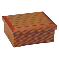 陶雅 丼重 (A)源氏丼重 春慶千筋(内朱) [2個入] tga-8118-182（直送品）