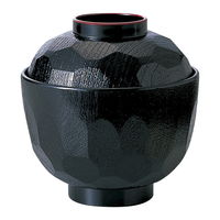 陶雅 汁椀 (A)亀甲小吸椀 黒天朱 [7個入] tga-8118-200（直送品）