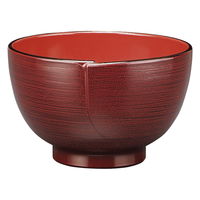 陶雅 汁椀 (TA)(TA)耐熱3.6寸ワッパ汁椀 溜刷毛目 [4個入] tga-8118-318（直送品）