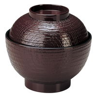 陶雅 汁椀 (TA)耐熱ケヤキ小吸椀 ウルミ [4個入] tga-8118-380（直送品）