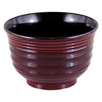 陶雅 汁椀 (TA)耐熱流泉汁椀溜内黒 [5個入] tga-8118-418（直送品）