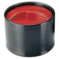 陶雅 飯器 (TA)耐熱式部飯器 日の出(内黒)(小) [3個入] tga-8118-421（直送品）