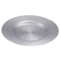 陶雅 中皿 (トライタン)23cmトライタンリムプレート クリヤー仕上げ [2個入] tga-8118-610（直送品）