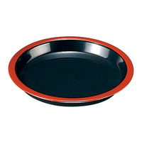陶雅 そば用品 (A)薬味皿 黒天朱 [19個入] tga-8118-821（直送品）