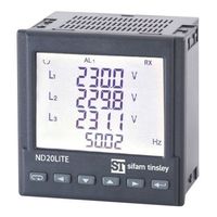 Sifam Tinsley 電力計 LCD 16桁 ND20LITEシリーズ ND20LITE-22100U0 1個（直送品）