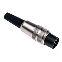 Franz Binder 丸型コネクタ， 7極， ミニチュア， ケーブルマウント， 09ー0325ー00ー07 1個（直送品）