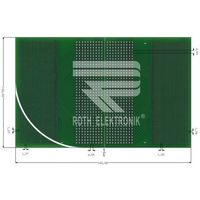 Roth Elektronik ユーロ基板 RE620-LF 1個（直送品）